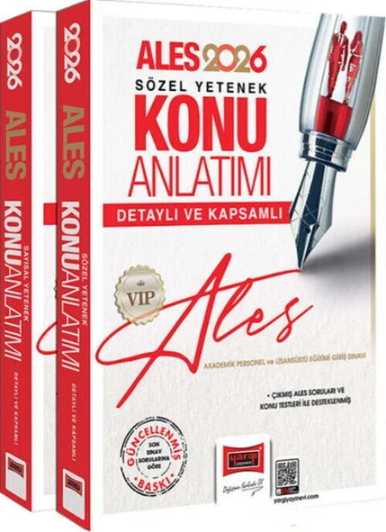 Yargı Yayınları 2026 ALES VIP Sayısal Sözel Yetenek Detaylı ve Kapsamlı Konu Anlatımı 2 Cilt - 2