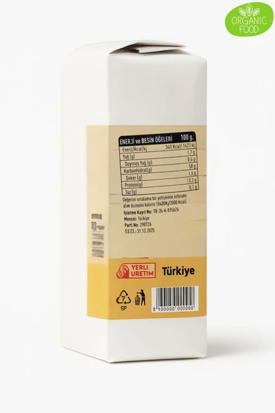 GRD ORGANİK TAM BUĞDAY UNU 1000 gr - 3