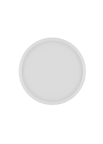 The Mia Limoges Ahşap Ayaklı Tabak Beyaz 21x7 cm - Resim 2