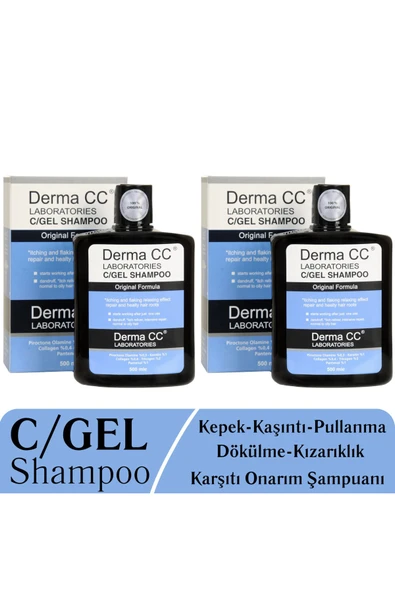 C/gel Şampuan 500m X 2- Saç Dökülmesi-kepek-kaşıntı-kızarıklık Karşıtı Şampuan - 2
