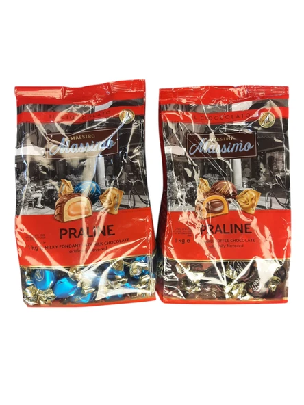 MASSİMO SÜTLÜ ÇİK. FONDAN  İKİ ÇEŞİT  1 KG.+1 KG