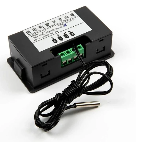 W3230 Ac 220v Dijital Termostat Sıcaklık Kontrol Cihazı (220 Ac ile Çalışır) - 5