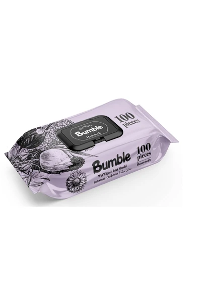 BUMBLE ISLAK MENDİL 100 LÜ (HANIMELİ)x12