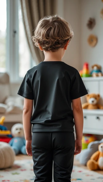 Çocuk Atatürk Tasarım Basklı Tshirt Eşofman Takımı - Resim 2