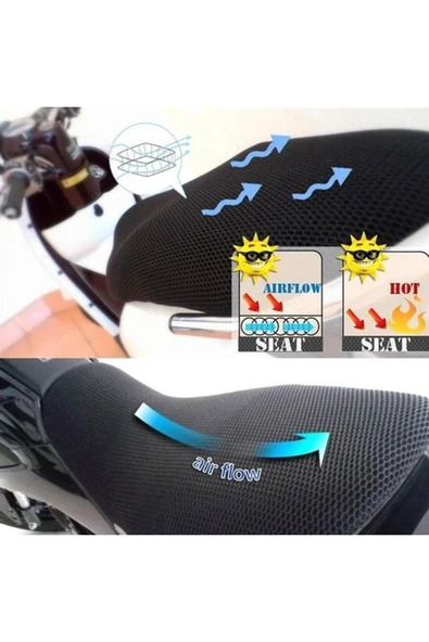 Sele Kılıfı Fileli Honda Dıo Cbf150 Cb125e Tvs Apache Cub - 3