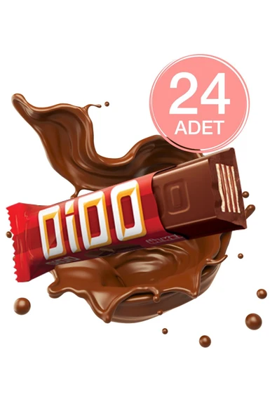 Di?do Çi?k.kapli Gofret 35 gr 24 Adet