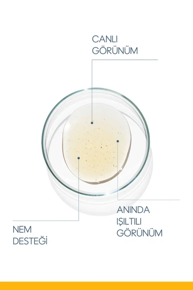 C Vitamini Serum Canlandırıcı ve Parlaklık Veren Cilt Serumu Antioksidan Etki Cilt Tonu Dengeleme - 3