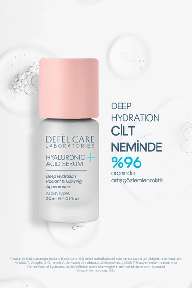 Hyaluronic Acid Serum Derin Nemlendirme Işıltılı ve Dolgun Cilt Görünümü (30 ml) - 6