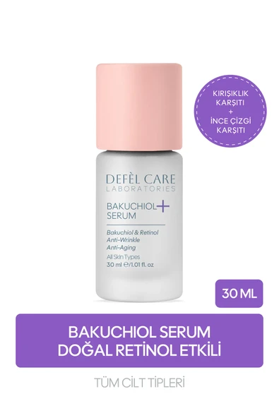 Bakuchiol Serum Doğal Retinol Etkili Kırışıklık ve İnce Çizgi Karşıtı Serum (30 ml)