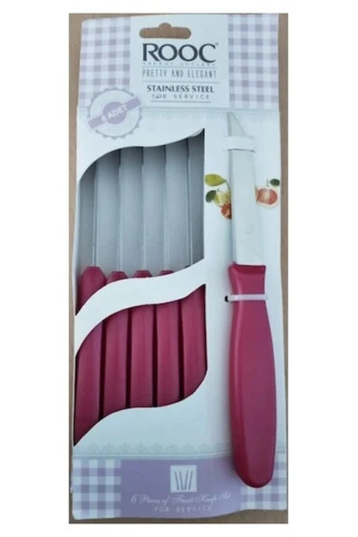 Prety 6'lı Meyve Bıçak Seti Royaleks-myv-06