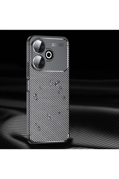 Xiaomi Redmi 13 4G Kılıf Zore Negro Silikon Kapak-Siyah - 2