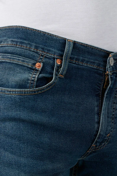 Slim Fit Pamuklu 512 Jeans Erkek Kot Pantolon 28833-0783 - Resim 6