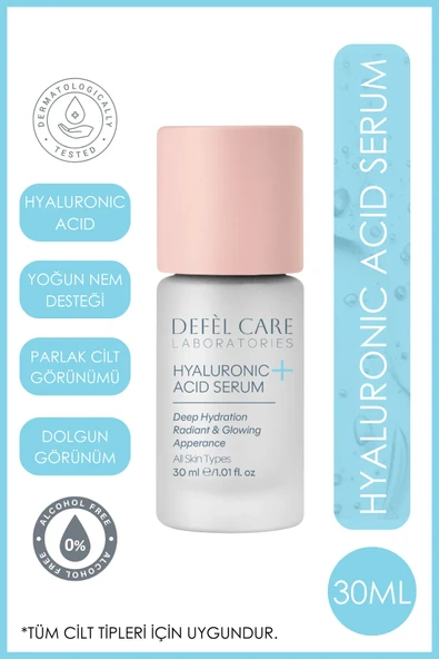 Hyaluronic Acid Serum Derin Nemlendirme Işıltılı ve Dolgun Cilt Görünümü (30 ml)