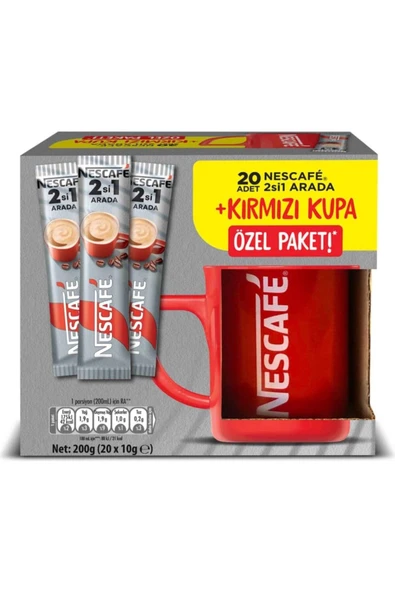 2'si 1 Arada 20'li Paket Kırmızı Kupa Hediyeli Özel Paket