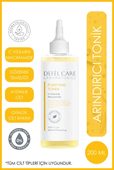 Arındırıcı Tonik  Arındırıcı ve Işıltı Veren Günlük Cilt Bakım Toniği (200 ml)