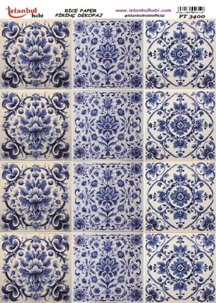 İstanbul Hobi Mozaik Desenli Pirinç Dekopaj pt3400 ürün görseli