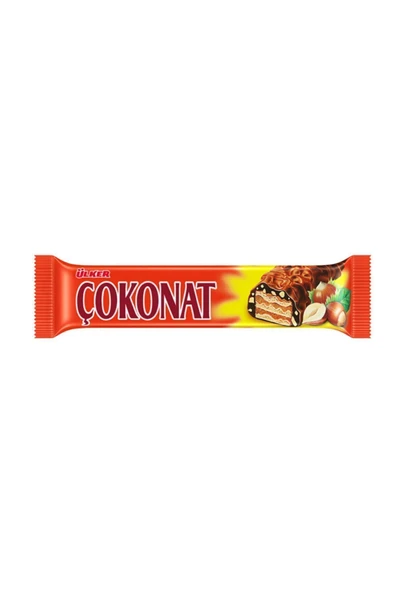 Çokonat Çikolata Kaplamalı Gofret 24 Adet
