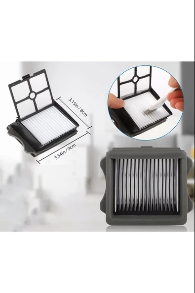 Tineco Uyumlu Floor S5 / Floor S5 Pro / Combo Süpürge Başlık Fırçası Ve Hepa Filtresi 2'li - 6