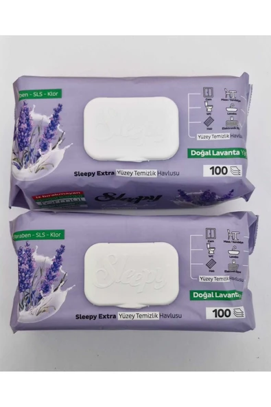 Sleeppy Extra Yüzey Temizlik Havlusu 100x2 Adet - 3