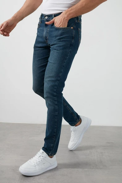 Slim Fit Pamuklu 512 Jeans Erkek Kot Pantolon 28833-0783 - 5