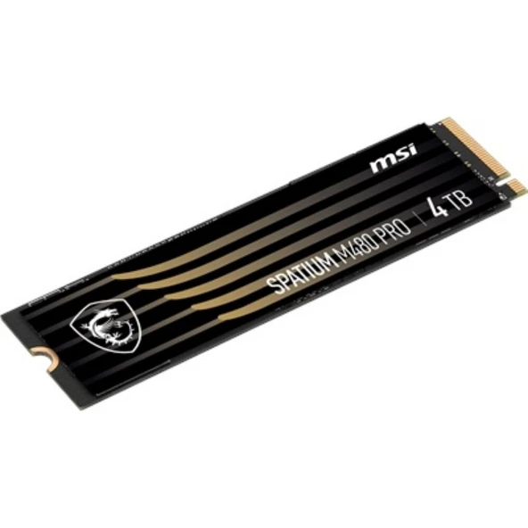 4TB MSI SPATIUM M480 PRO PCIE 4.0 NVME M.2 7400/7000MB/s - 4