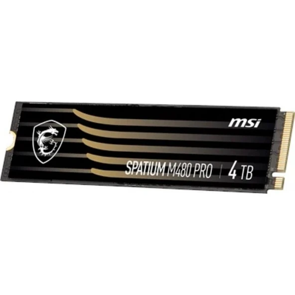 4TB MSI SPATIUM M480 PRO PCIE 4.0 NVME M.2 7400/7000MB/s - 3