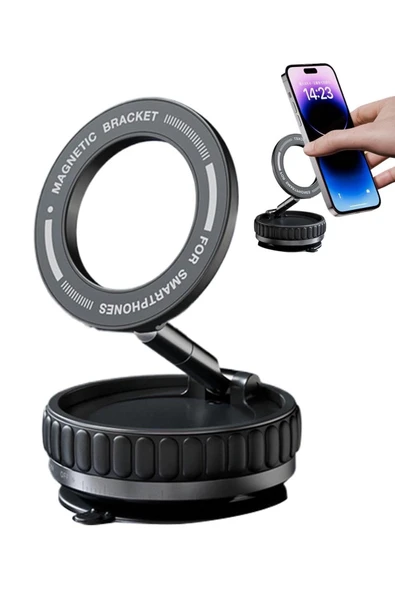 Daytona //  K11 360 Derece Dönebilen Vakum Özellikli Magnetik Telefon Tutucu