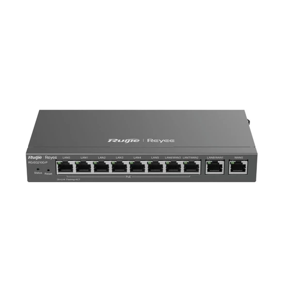 Ruijie Reyee RG-EG210G-P 10 Portlu 8 Port Poe (70w) Yönetilebilir Poe Switch