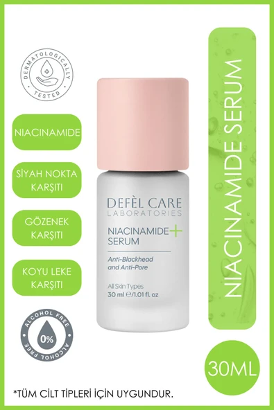Niacinamide Serum Siyah Nokta Gözenek ve Koyu Leke Karşıtı Cilt Serumu (30 ml)