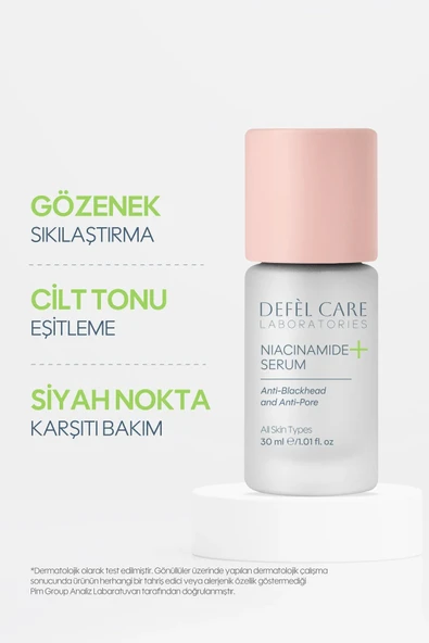 Niacinamide Serum Siyah Nokta Gözenek ve Koyu Leke Karşıtı Cilt Serumu (30 ml) - 2