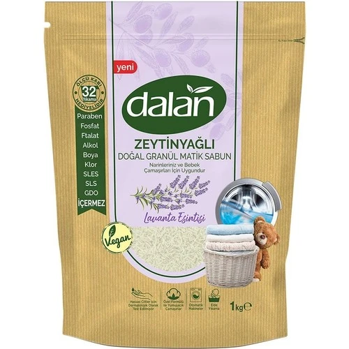 Dalan Zeytinyağlı Doğal Granül Matik Sabun Lavanta Esintisi 1000 Gr - 2