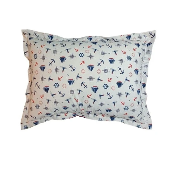 50X70 cm Çocuk Desenli 2 Adet Volanlı Yastık Kılıfı %100 Pamuklu