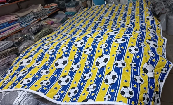 Tek Kişilik Taraftarlı Çok Amaçlı Örtü Pike - 160X220 cm