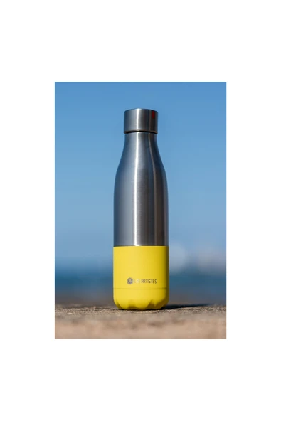 Les Artistes Paris Isı Yalıtımlı Çelik Termos 500ml Split Lemon  Sarı 500 ML