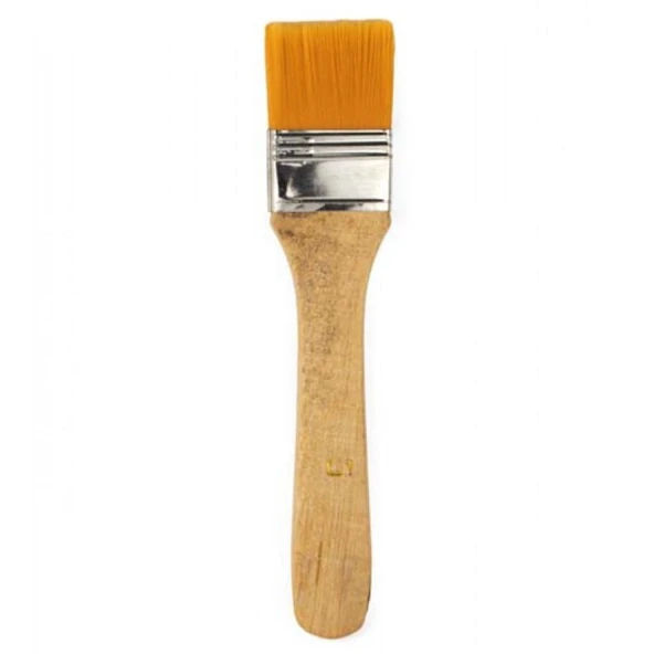 Rich Sarı Natural Saplı Sentetik Zemin Fırçası No: 5
