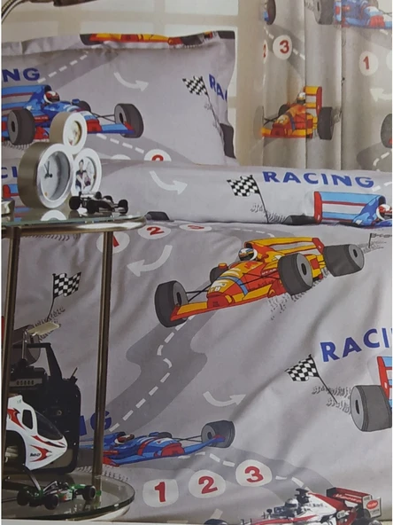 Taç Tek Kişilik Racing Nevresim Takımı