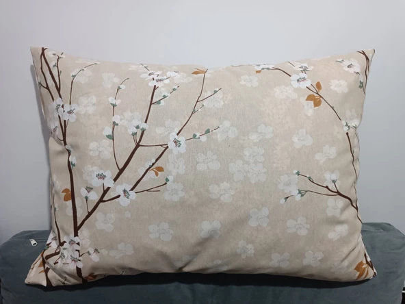 50X70 Çiçekli 2 Adet Yastık Kılıfı