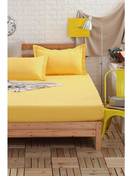 Çift Kişilik 140X200 Lastikli Çarşaf Seti %100 Pamuklu - 5