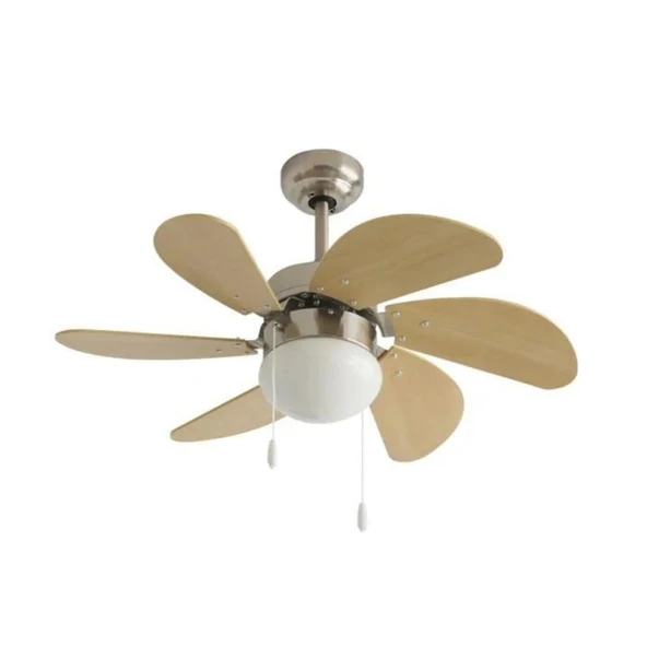 Dlc Mistral Bakır Motor 76cm Tavan Vantilatörü Gümüş ürün görseli