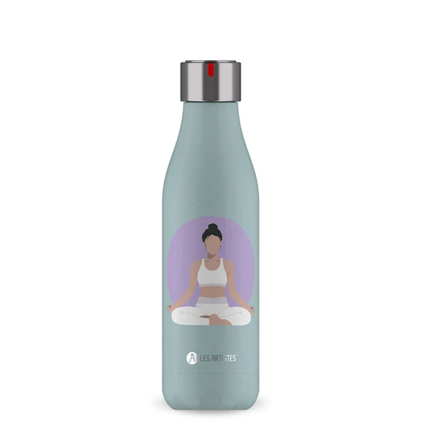 Les Artistes Paris Isı Yalıtımlı Çelik Termos 500ml Wellness  Çok Renkli 500 ML - 6