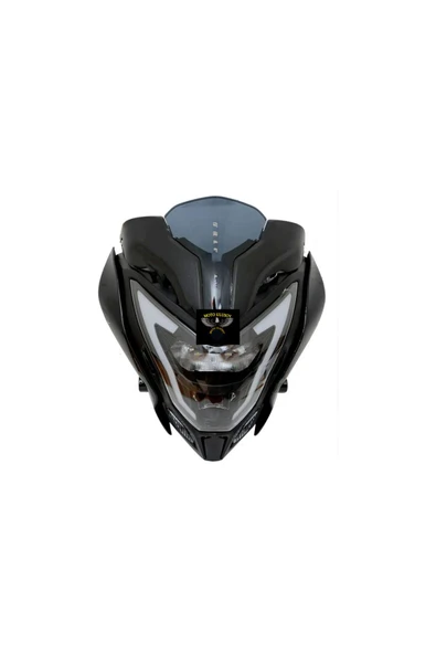 ÖN FAR - ÖN GRENAJ - SİPERLİK CAMI KOMPLE LEDLİ BAJAJ PULSAR NS 200 - E BELGELİ