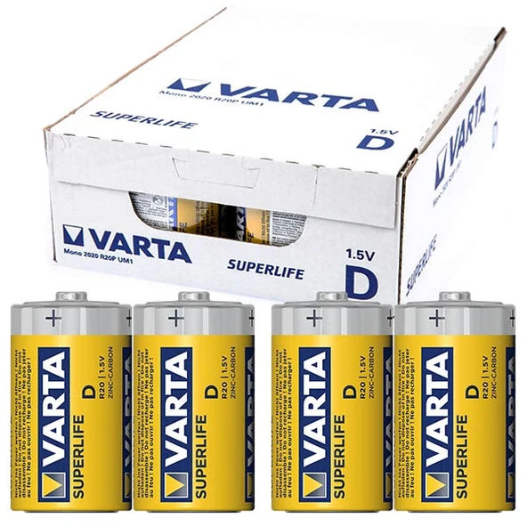 Superlife Çinko Büyük D Boy Pil 24'lü Paket - 2