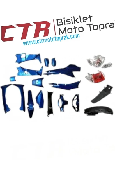 CUB KH MFH KAPORTA SETİ MAVİ FUL PARÇA GRENAJ A-KALİTE FAR STOP DAHİL ŞERİTLİ