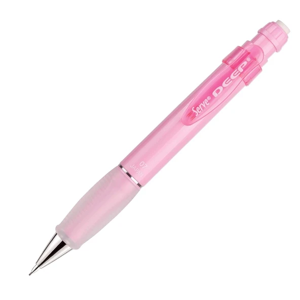 Serve Deep Pastel Mekanik Versatil Uçlu Kalem Uç-Silgi 3 lü Okul Seti 0.7 - 4