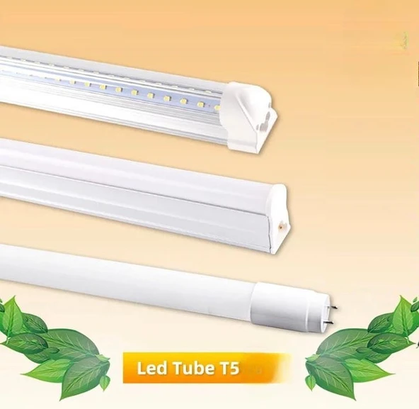 1 Adet 18 Watt 120 CM 6500 Kelvin Beyaz Işık Çok Kaliteli Eklenebilir T5 LED Tavan ve Duvar Armatürü - Resim 2