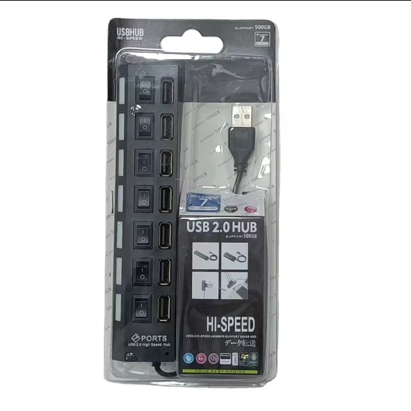 7 Port Usb 2.0 Swith Çoklayıcı Çoğaltıcı - 5