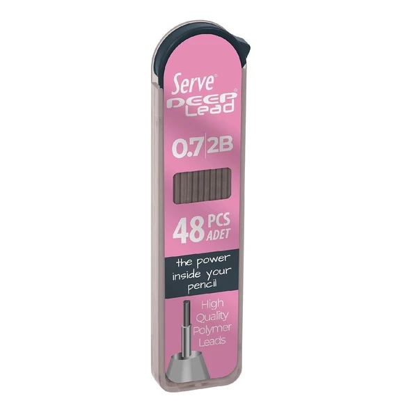 Serve Deep Pastel Mekanik Versatil Uçlu Kalem Uç-Silgi 3 lü Okul Seti 0.7 - 3