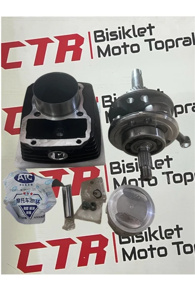 ÇİTA 139 KRANK+ 655 SİLİNDİR 675 BOY SETİ HAZIR İŞLEMLİ PİSTON ETEĞİ ALINMIŞ
