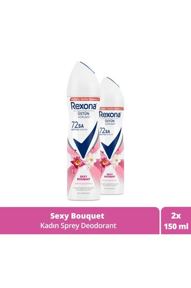 Rexona Kadın Deo Sprey Sexy Bouqet 150 ml x 2 Adet
