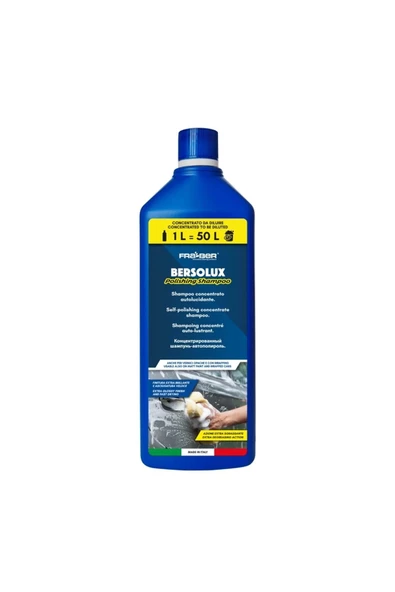 Bersolux Strong Cilalı Köpüklü Manuel Araç Yıkama Şampuanı - 1000 ml